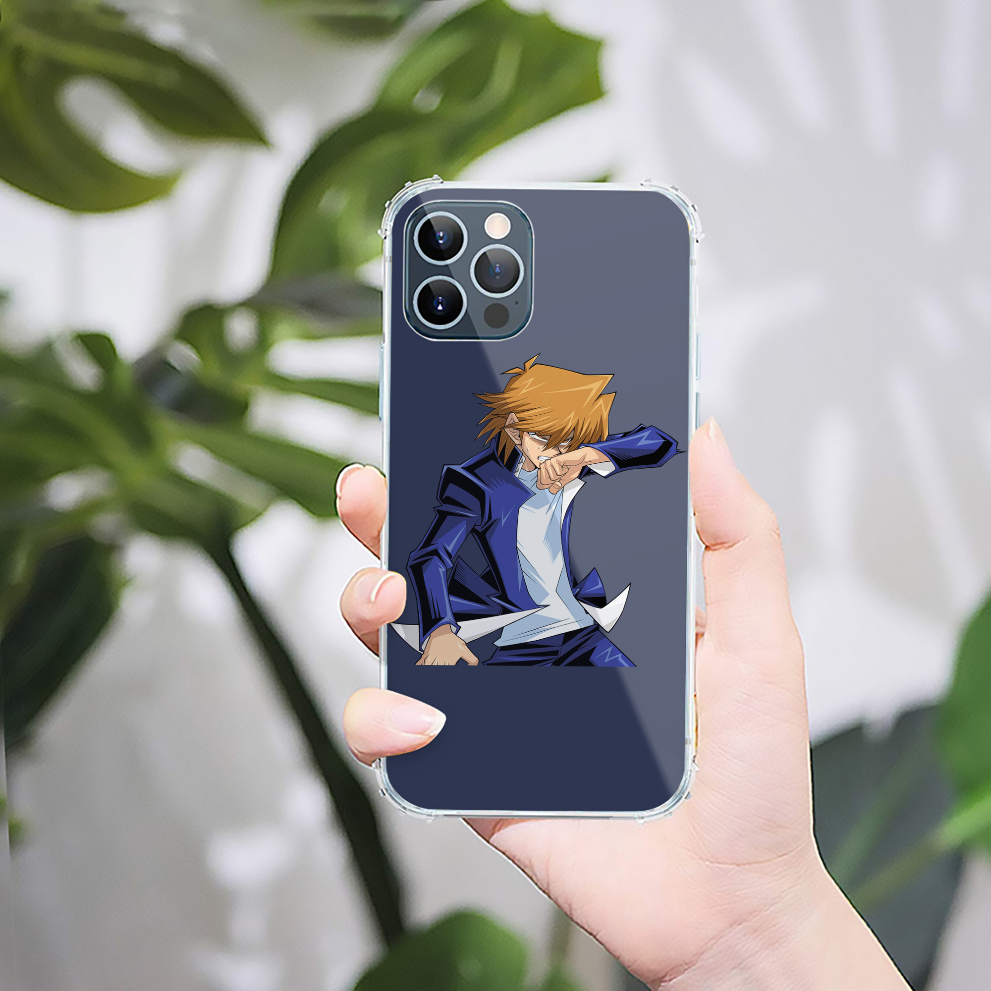 （画像用） 遊☆戯☆王 Yu-Gi-Oh! 【iPhone 12シリーズ対応】透明スマホケース（クリアソフトケース）